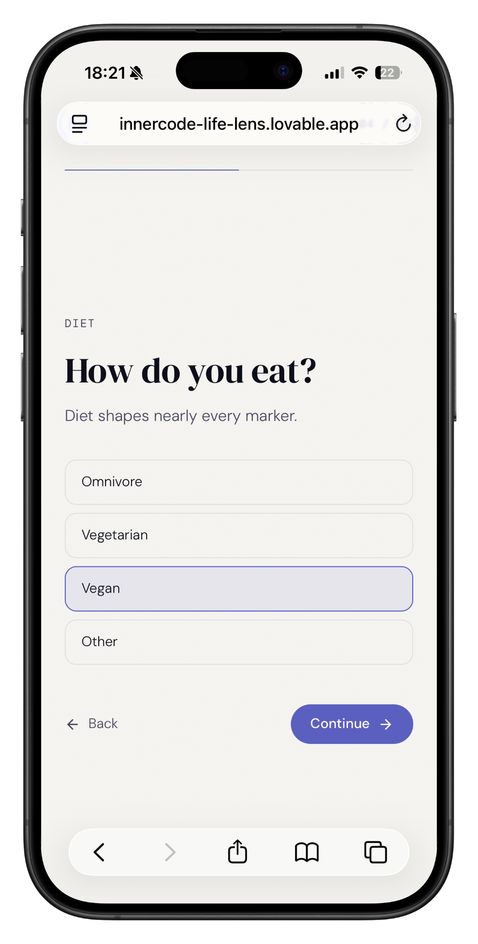 Diet question